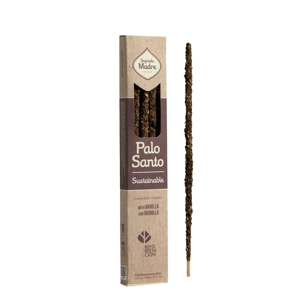 [5920B] Palo Santo con varitas de incienso de vainilla – Sagrada Madre