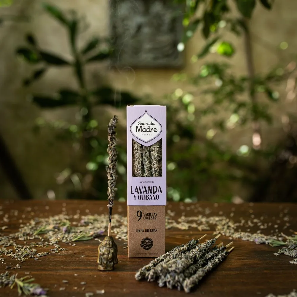 Örtig rökelse Lavendel & rökelse - Sagrada Madre