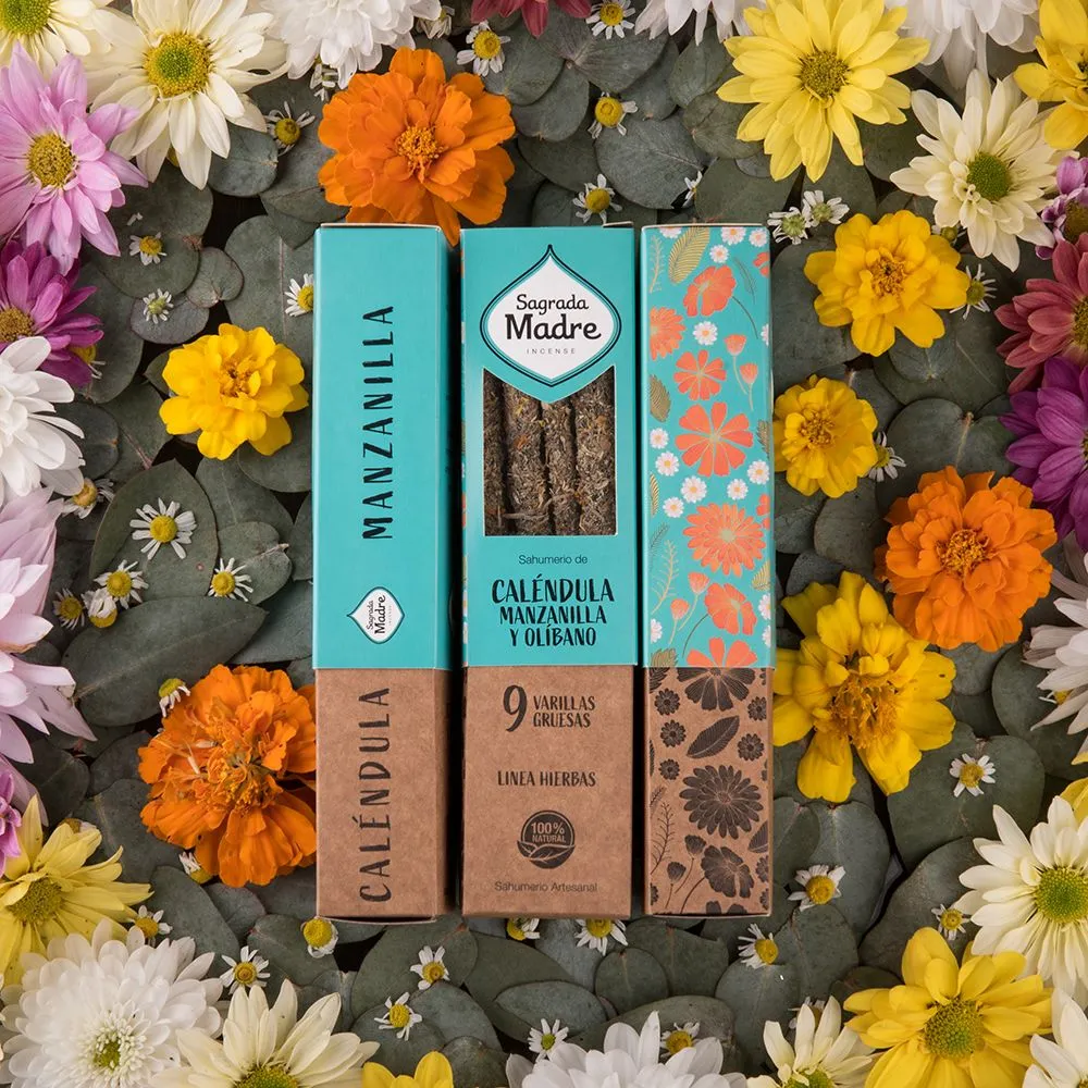 [5918Z] Incenso Naturale Calendula & Camomilla - Sagrada Madre