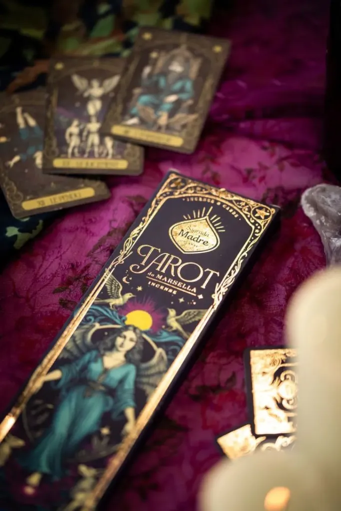 [1541B] Incienso Herbal Tarot de Marsella Magnolia y Incienso - Sagrada Madre